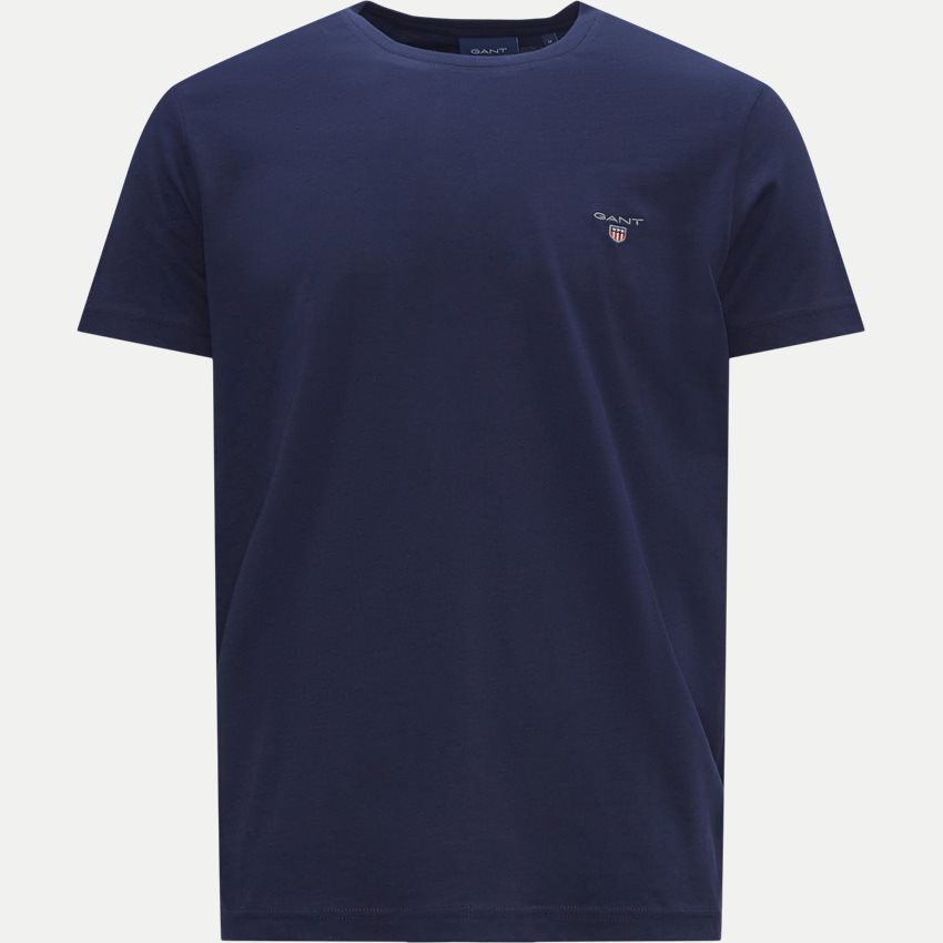 Gant T-shirts ORIGINAL SS T-SHIRT 234100. EVENING BLUE